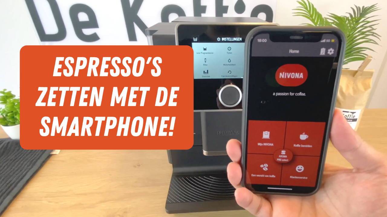 (VIDEO) Nivona CafeRomatica 960: 2 Espresso's Tegelijkertijd Serveren met de Nivona App